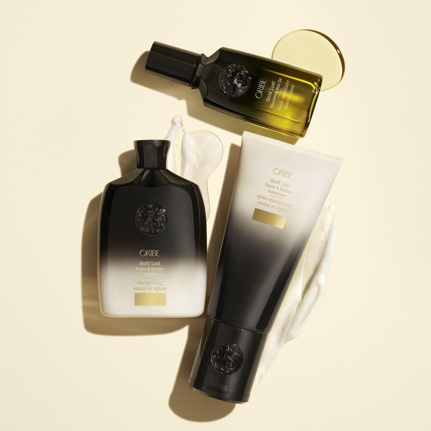 Antique White Oribe Gold Lust Nourishing Hair Oil, 3.38 Fl Oz (Pack of 1)