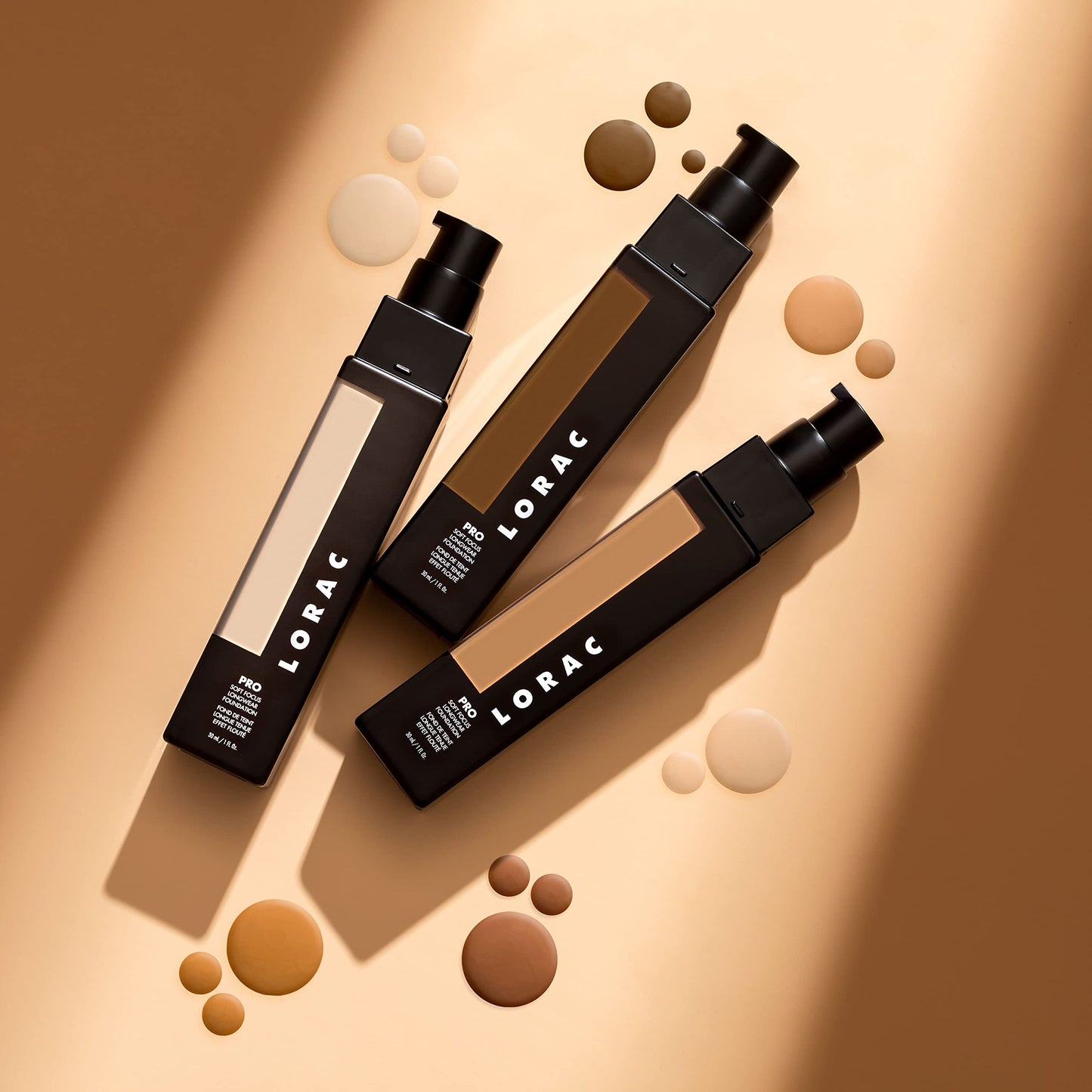 LORAC PRO Soft Focus Longwear Foundation, Shade 7 | Full Coverage | Lightweight | Water-Resistant | Oil-Free