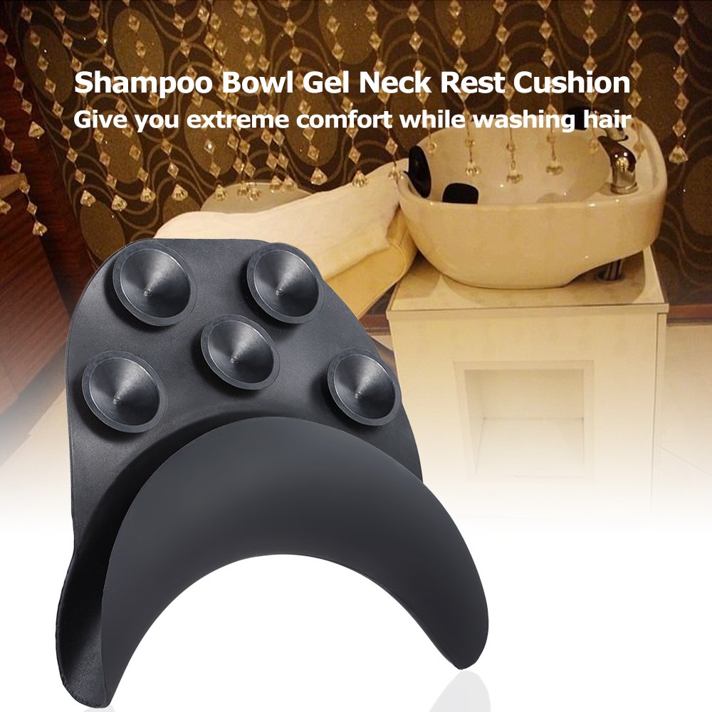 White Smoke Salon Neck Rest Cushion, Shampoo Bowl Neck Pillow Hair Salon Washing Sink Basin Tool