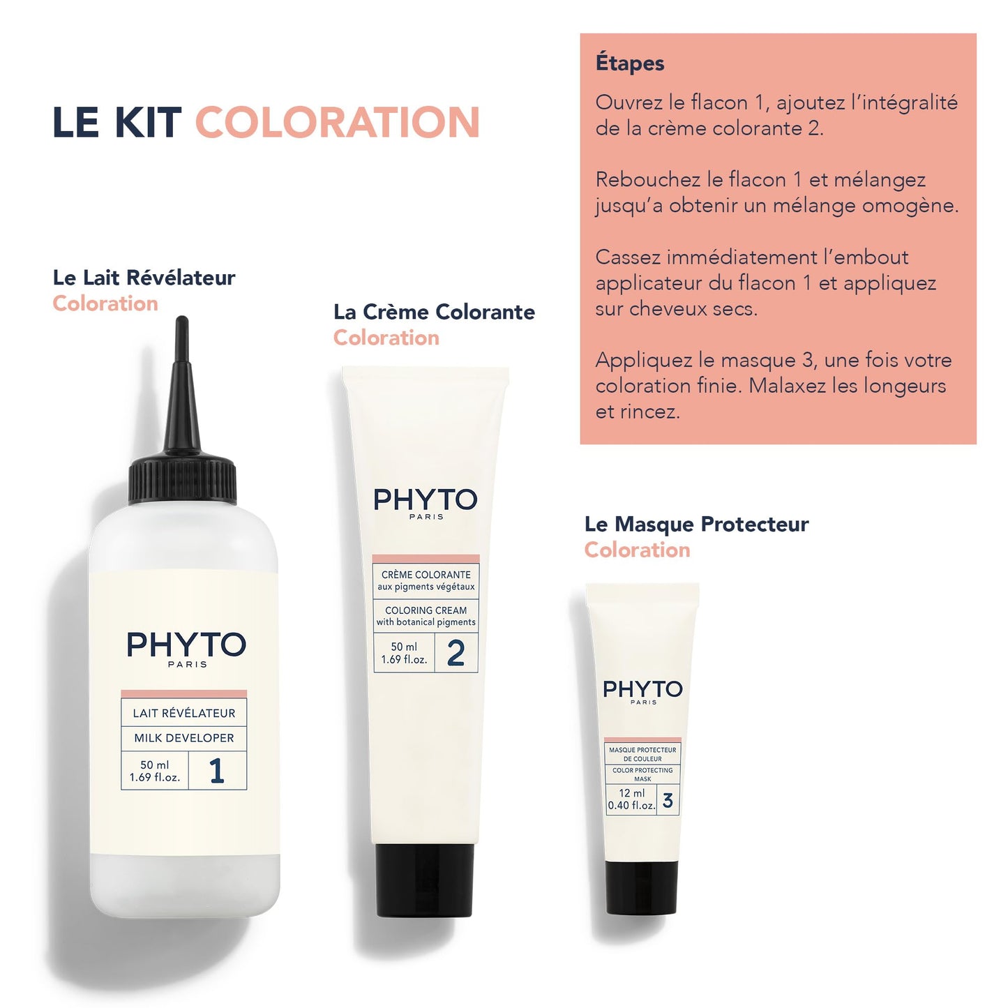 White Smoke Phytocolor Permanent Hair Color, 5.5 Very Light Mahogany Brown, with Botanical Pigments, 100% Grey Hair Coverage, Ammonia-free, PPD-free, Resorcin-free