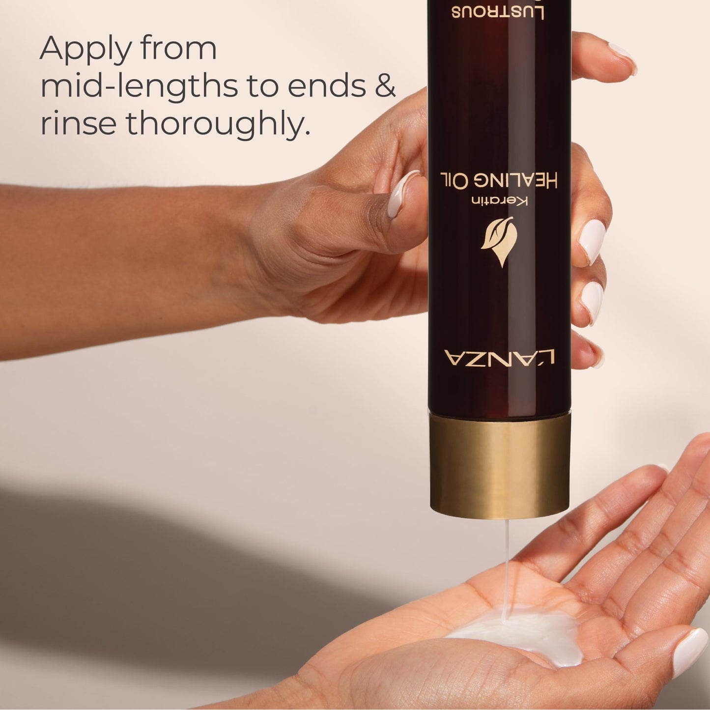 L'ANZA Keratin Healing Oil Lustrous Conditioner, Deep Conditioner for Dry Damaged Hair, Repairs & Boosts Hair Shine & Strength, Sulfate Free, Cruelty Free, Paraben Free Hair Care