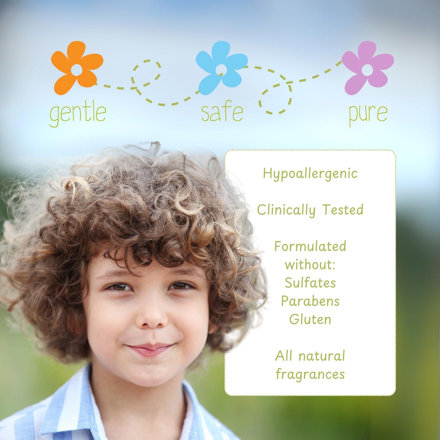 Little Green Kids Lice Guard Detangling Spray, Hair Detangler For Kids, Lice Prevention Spray, Contains Tea Tree Oil, 8oz