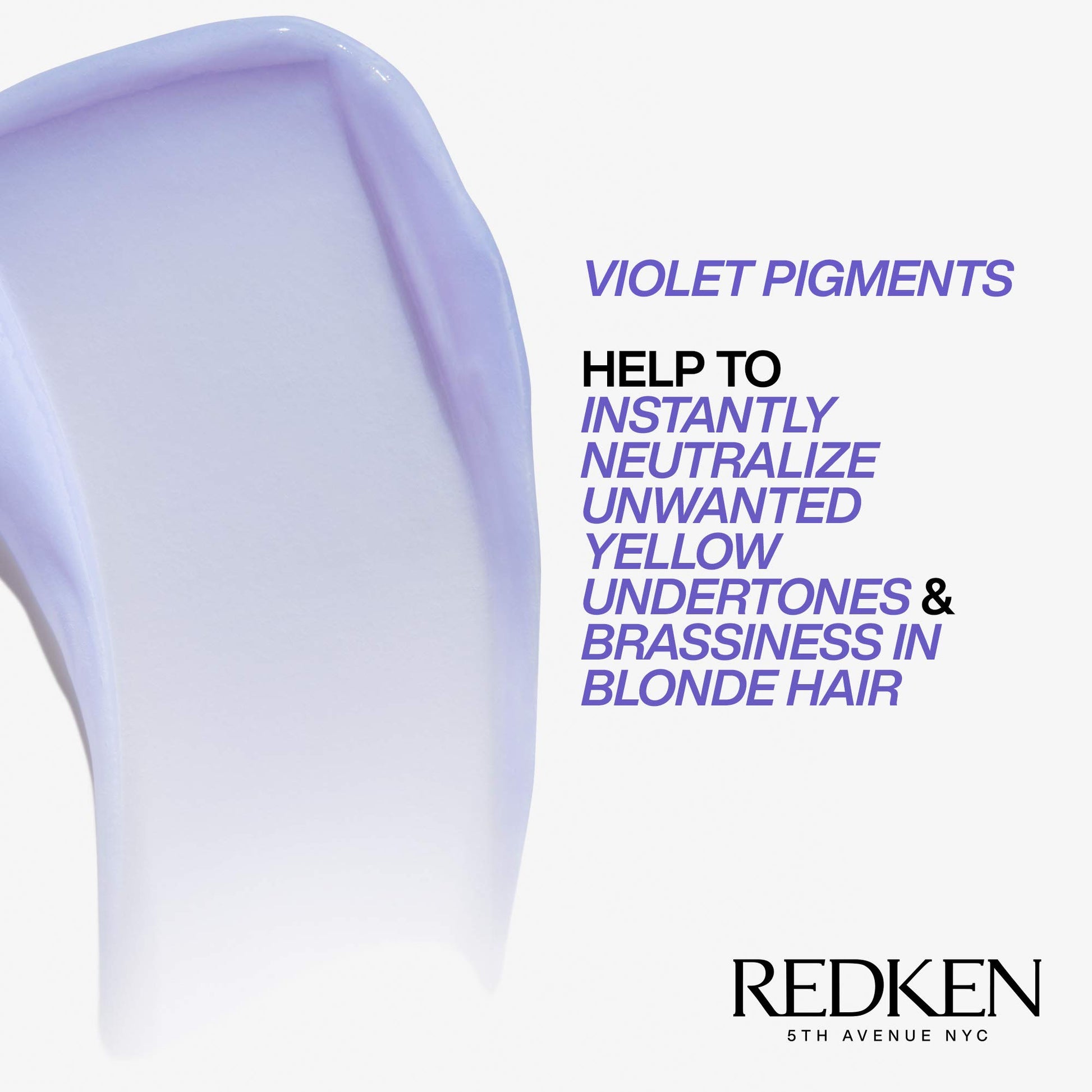 White Smoke Redken Color Extend Blondage Color Depositing Purple Shampoo | For Blonde Hair | Neutralizes Brassy Tones In Blonde Hair | With Salicylic Acid | 33.8 Fl Oz