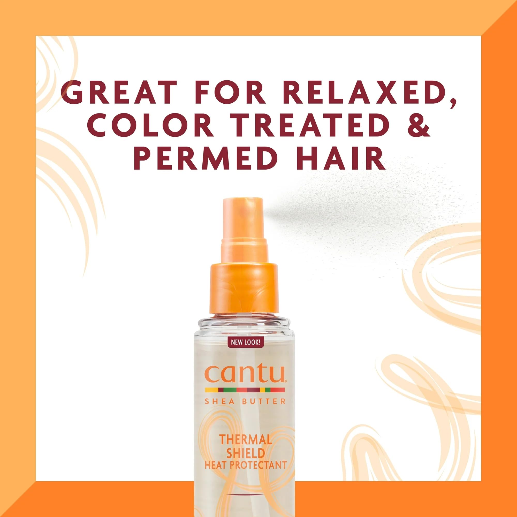 Cantu Shea Butter Thermal Shield Heat Protectant 5.1 Ounce (Pack of 2)