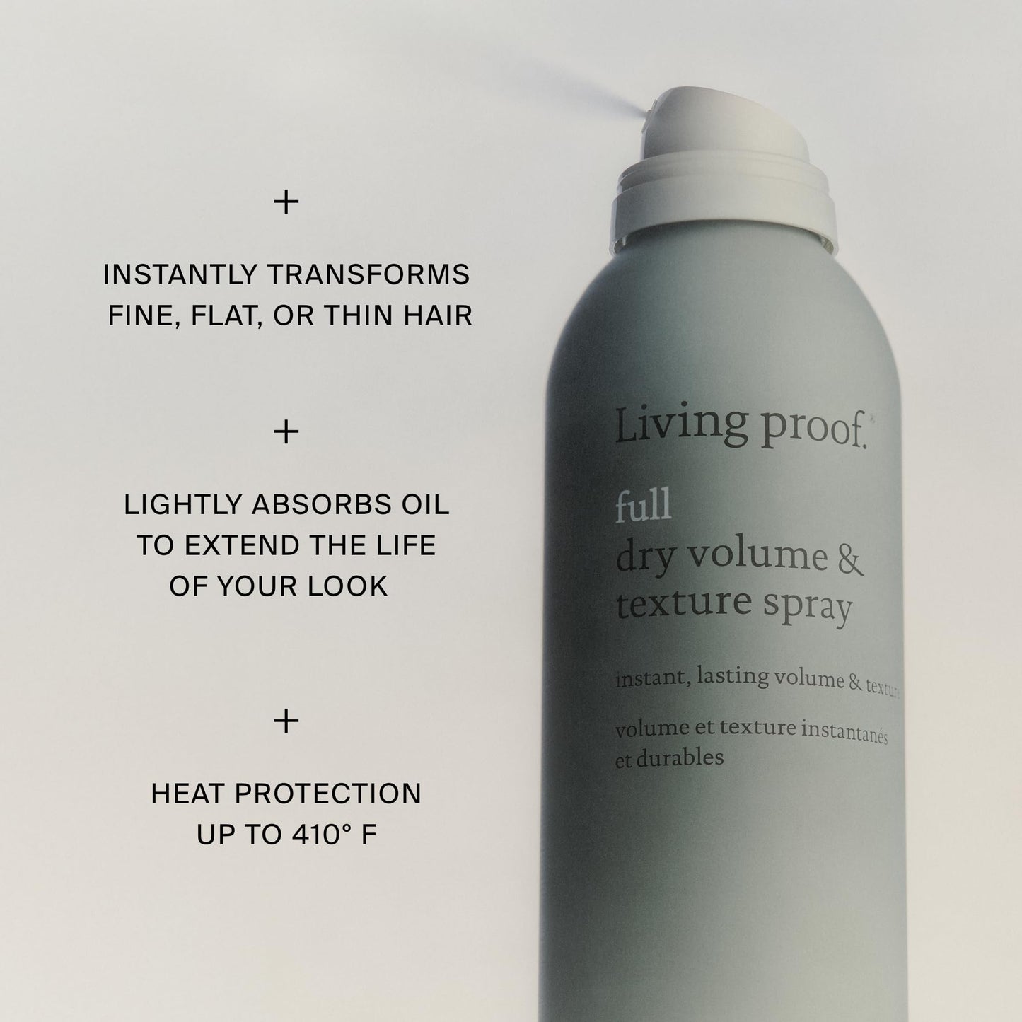 Light Gray Living Proof Travel Size Advanced Clean Dry Shampoo + Dry Volume & Texture Spray Bundle ($37 Value)