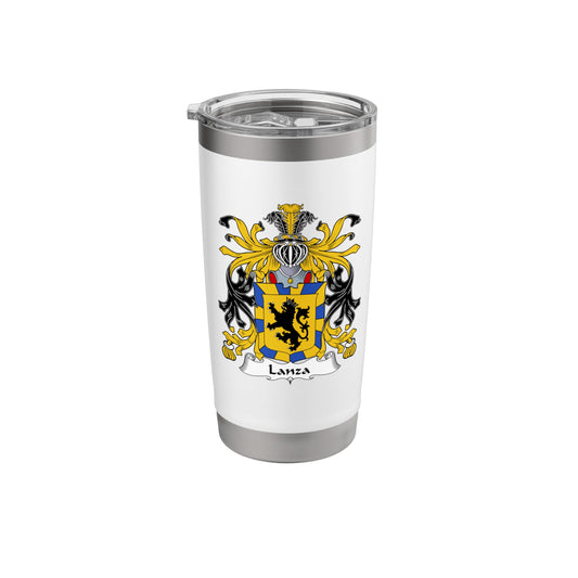 Lanza Coat of Arms - Family Crest Stainless Steel Insulated Tumbler