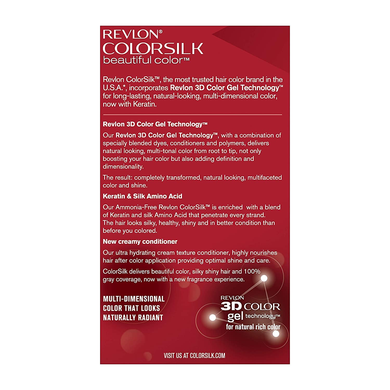 Brown Revlon ColorSilk Beautiful Color 41 Medium Brown 1 ea (Pack of 12)