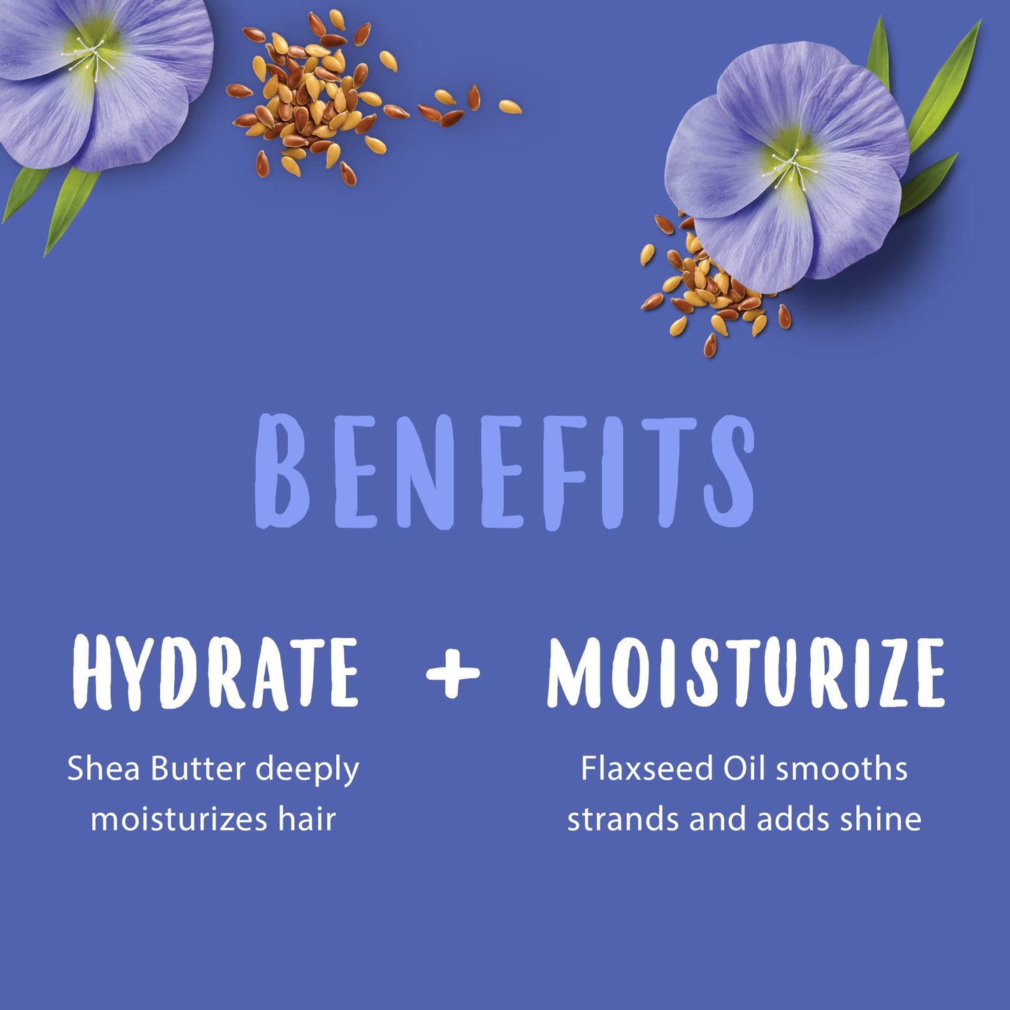 Steel Blue Cantu Flaxseed Styling Cream Gel with Aloe, Honey, Shea Butter & Vitamin E 16 oz