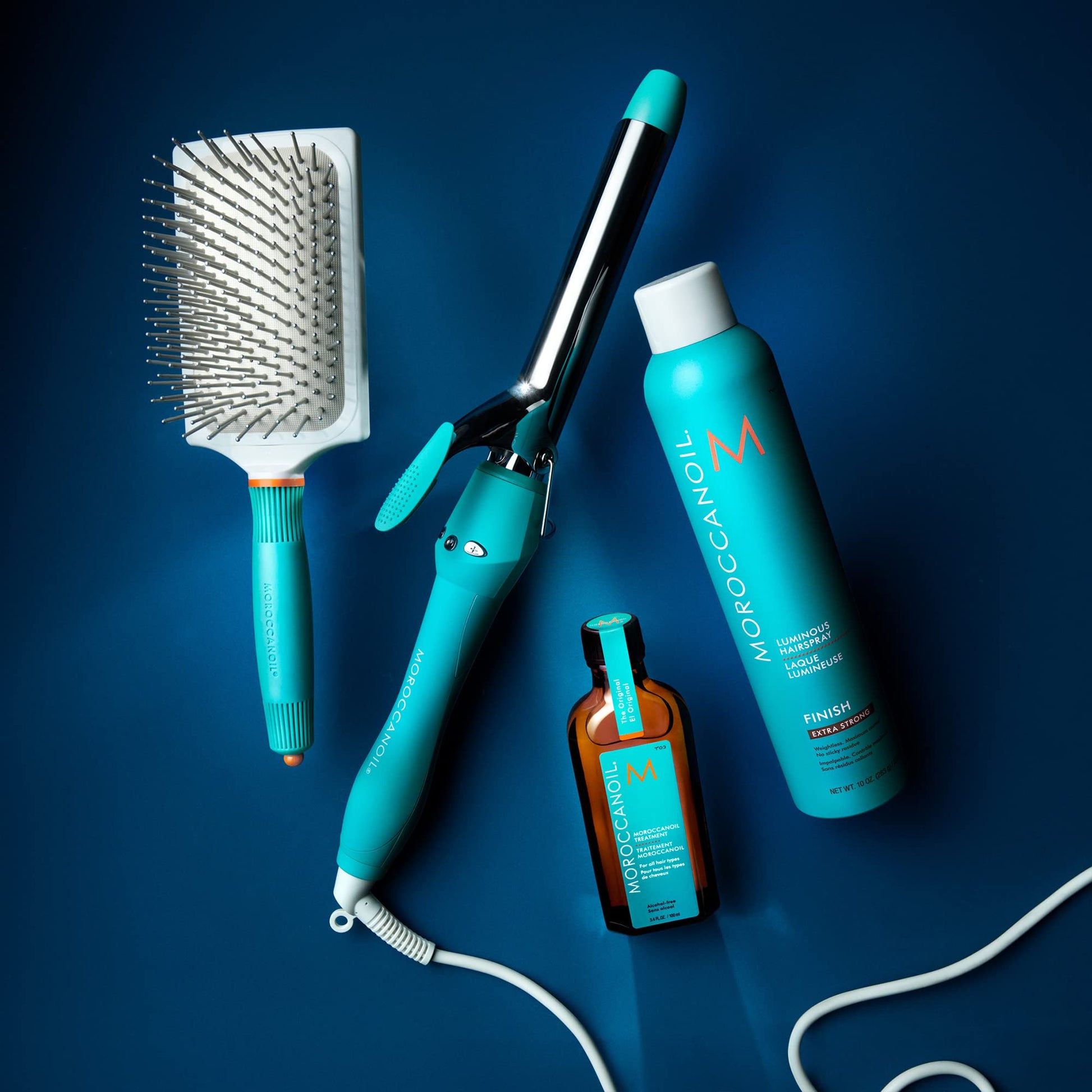 Midnight Blue Moroccanoil Luminous Hairspray, Extra Strong, 10 Fl. Oz.