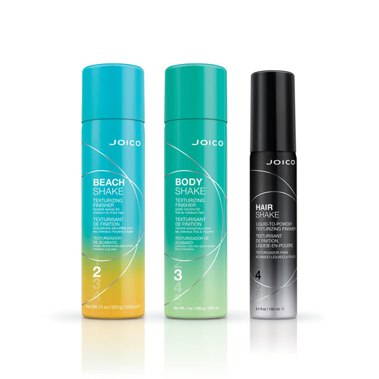 White Smoke Joico Body Shake Texturizing Finisher | For Fine to Medium Hair | Long-Lasting Volume & Fullness | Thermal Heat, Humidity, Pollution, & UV Protection | Control Frizz & Flyaways | Paraben Free | 250mL