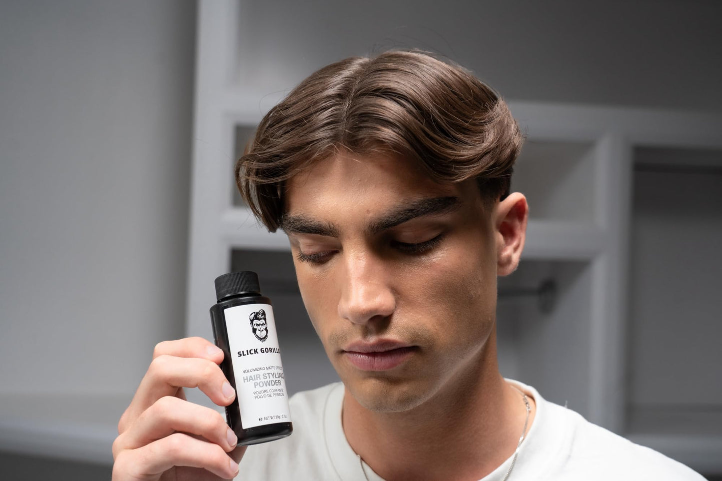 Poudre texturisante pour cheveux Slick Gorilla – 20 g pour un volume, un fini mat et une tenue longue durée