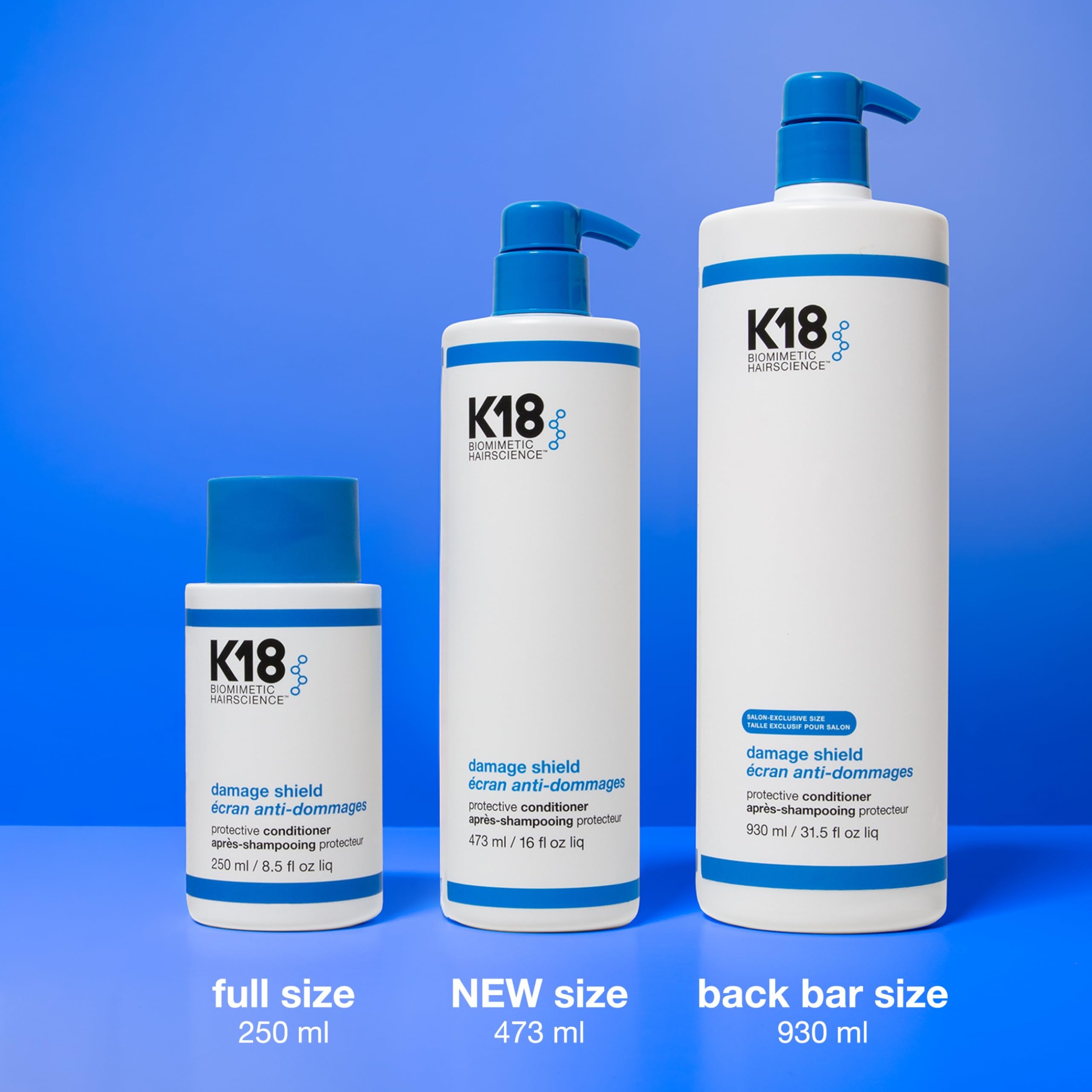 K18 Damage Shield Protective Conditioner, Protects Hair from Daily Damage, Improves Strength & Shine, 16 Fl Oz