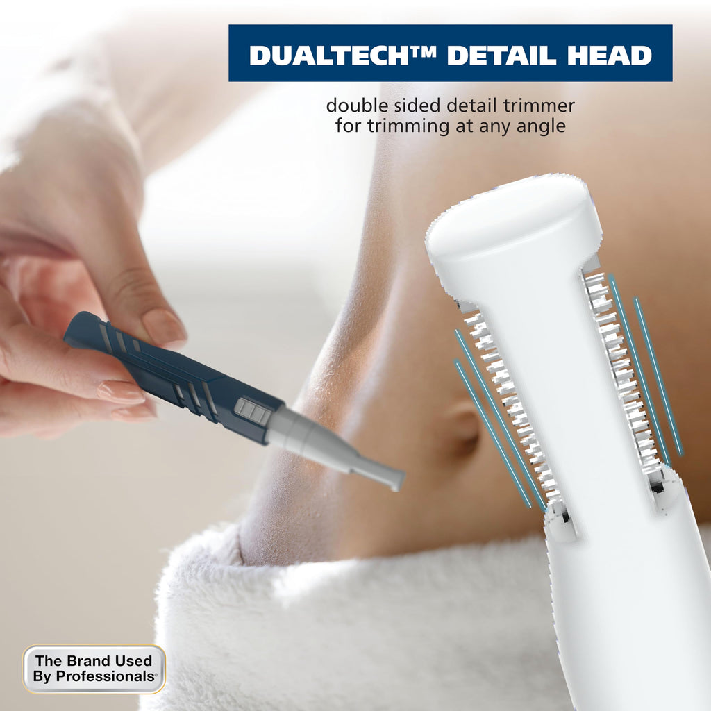 Wahl DualTech® Battery-Powered Hair Trimmer, Face Trimmer for Women