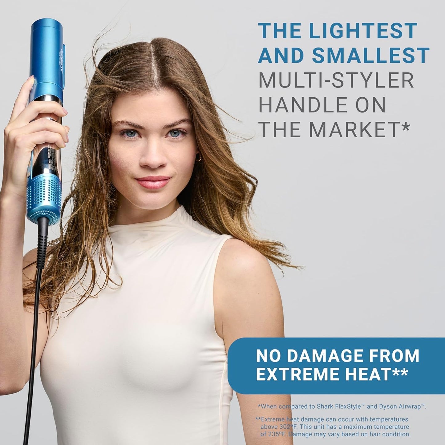 BaBylissPRO Nano Titanium Style/Switch Ionic 5 in 1 Multi-Styler & Hair Blow Dryer Attachments Include-Dryer, Paddle Brush, 1-3/4" Round Brush, Diffuser & Smoothing Attachment, Cold Shot, Hot Air Styler, Dual Voltage