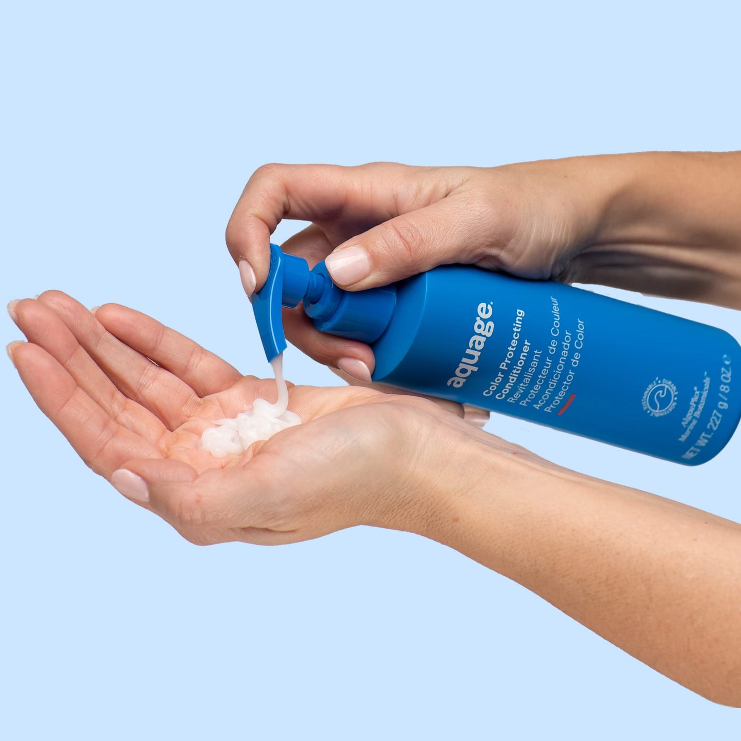 AQUAGE Color Protecting Conditioner, Deep-Penetrating Moisturizer Seals in Haircolor, Infused with Nutrient-Rich Sea Botanicals, Restores Hair and Adds Shine, 8 oz