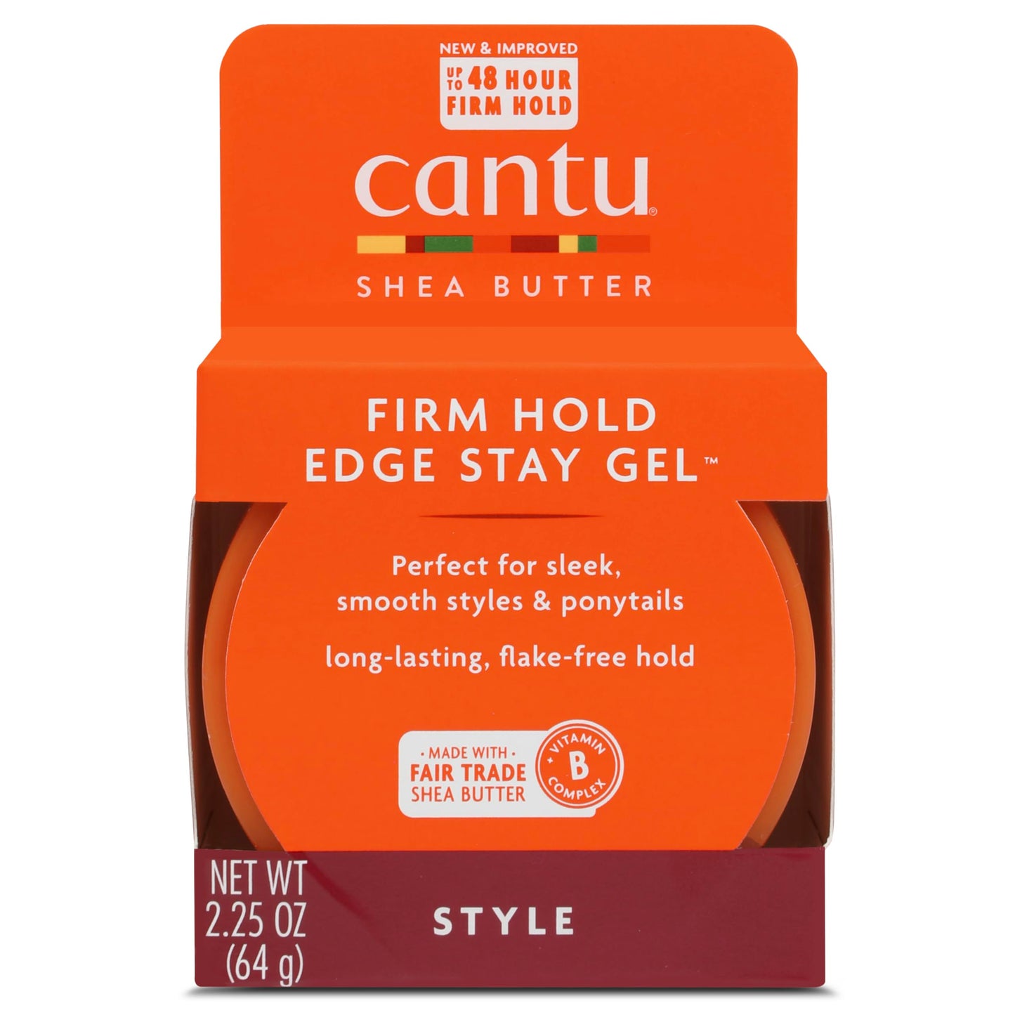 Orange Red Cantu Extra Hold Edge Stay Gel, 2.25 Oz