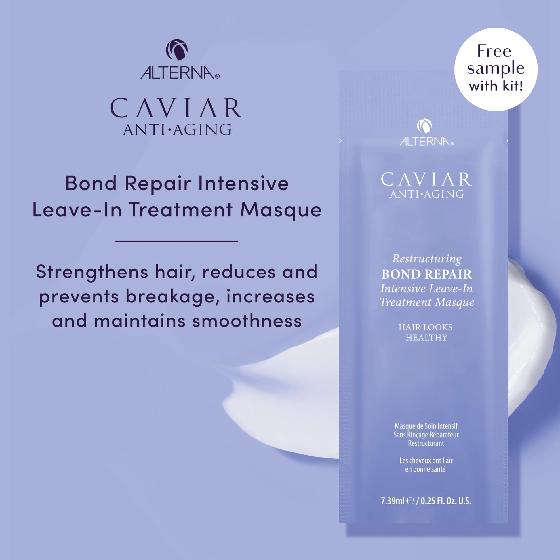 Light Steel Blue Alterna Haircare CAVIAR Anti-Aging Multiplying Volume Travel Kit - Shampoo, Conditioner, Styling Mist | For Fine, Thin Hair | Light Hold | Sulfate Free