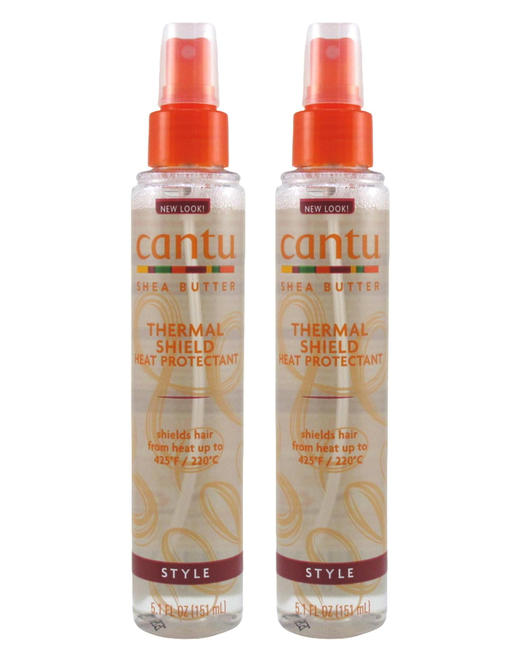 Cantu Shea Butter Thermal Shield Heat Protectant 5.1 Ounce (Pack of 2)