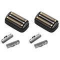Shaver Replacement Foil and Inner Cutters Compatible with Andis 17300 reSURGE Electric Shaver,Black (2 Pack)