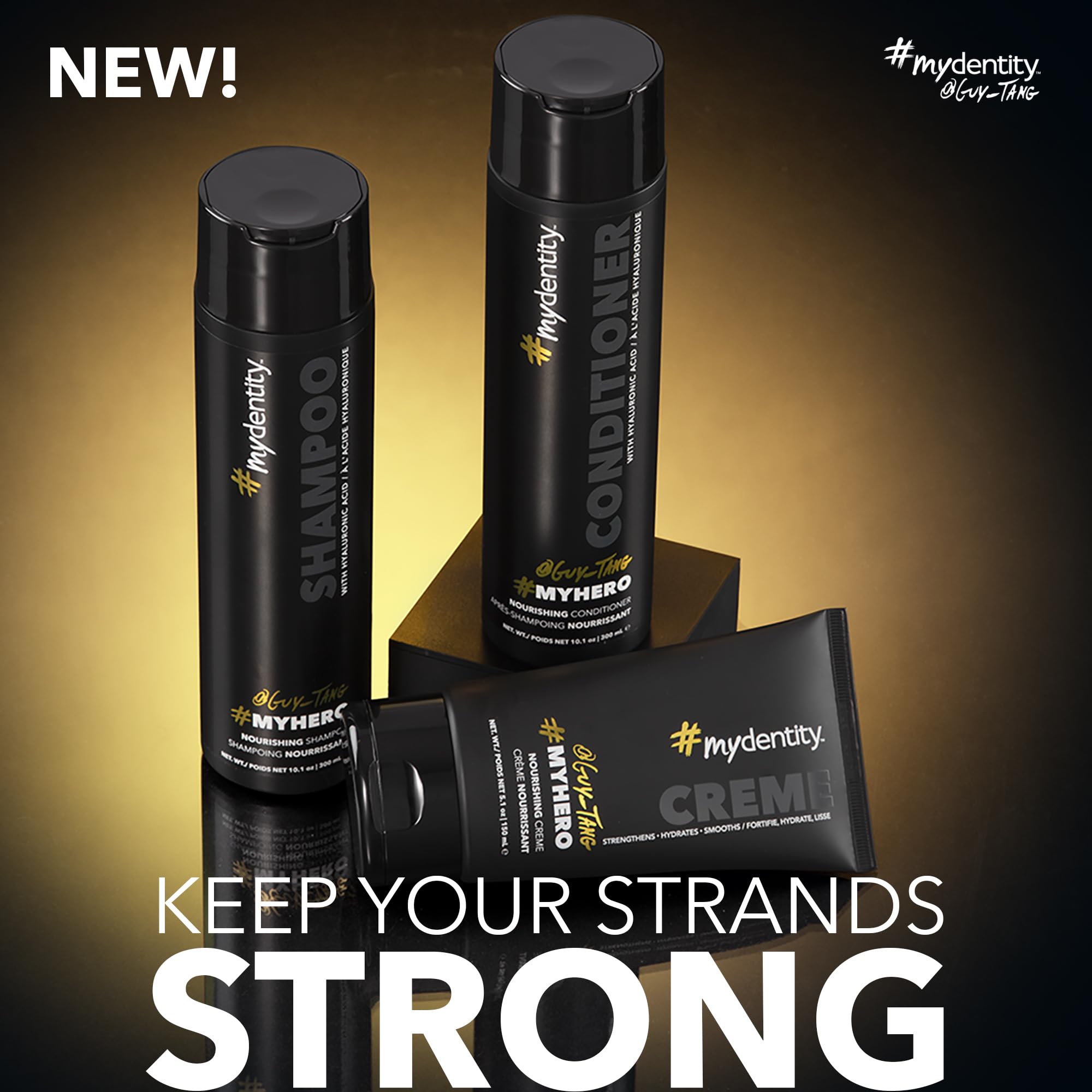 #mydentity #MyHero Nourishing Crème, 5 oz | Multi use – Blow Dry or Air-Dry | Hydrolyzed Collagen | Reduces Frizz for up to 48 hours