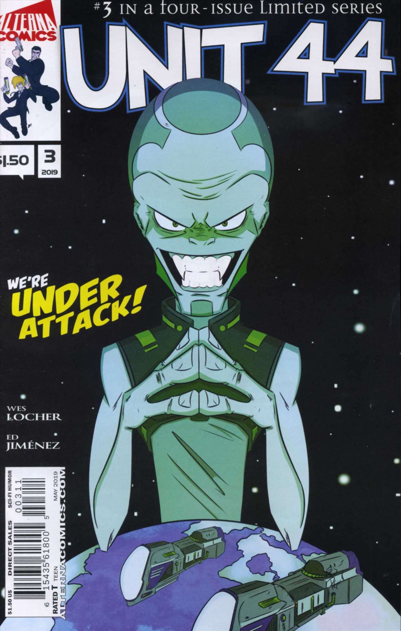 Unit 44 (2nd Series) #3 VF/NM ; Alterna comic book