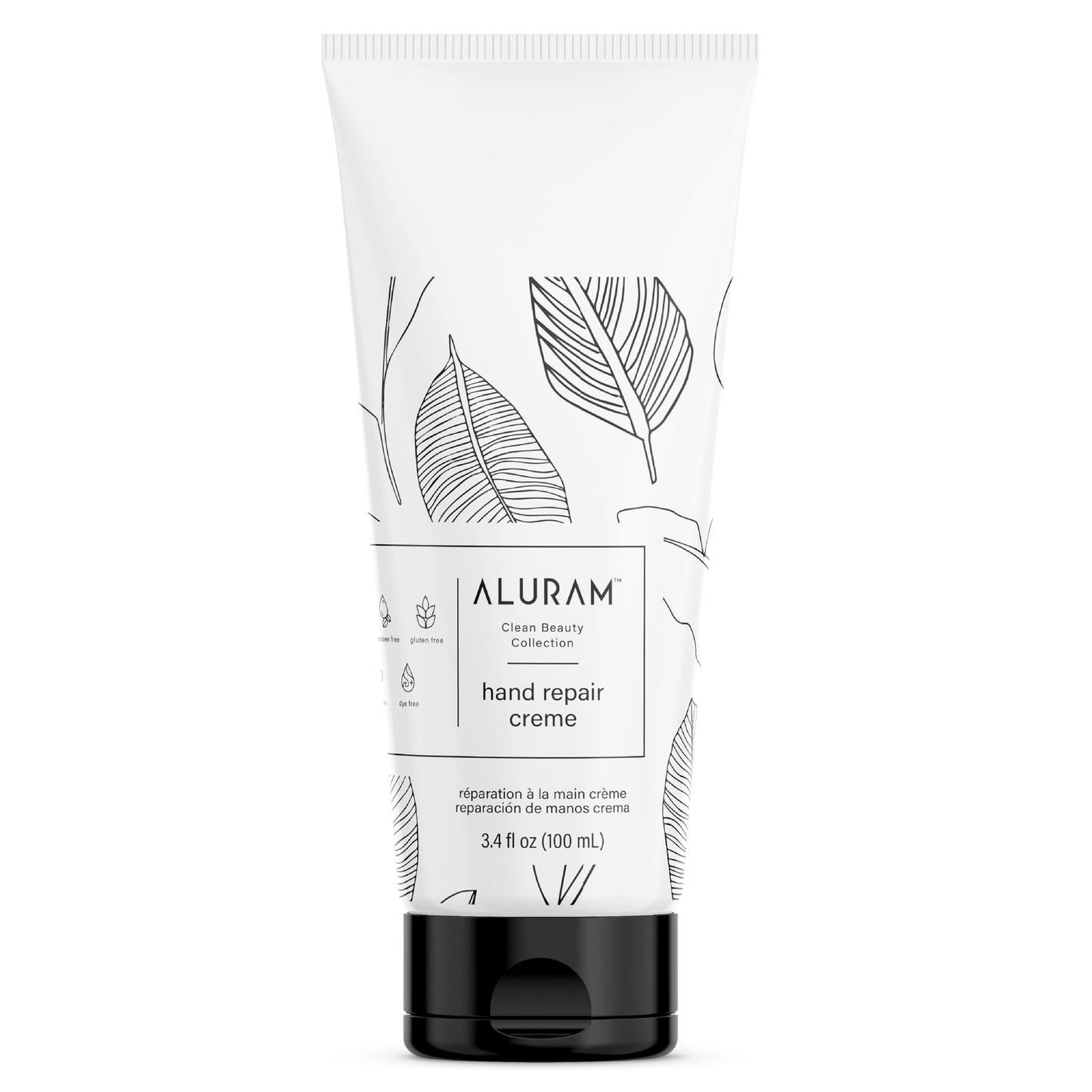 ALURAM Hand Repair Creme, Shea Butter & Coconut Oil Moisturizing Lotion for Soft, Smooth Hands 3.4 Fl Oz