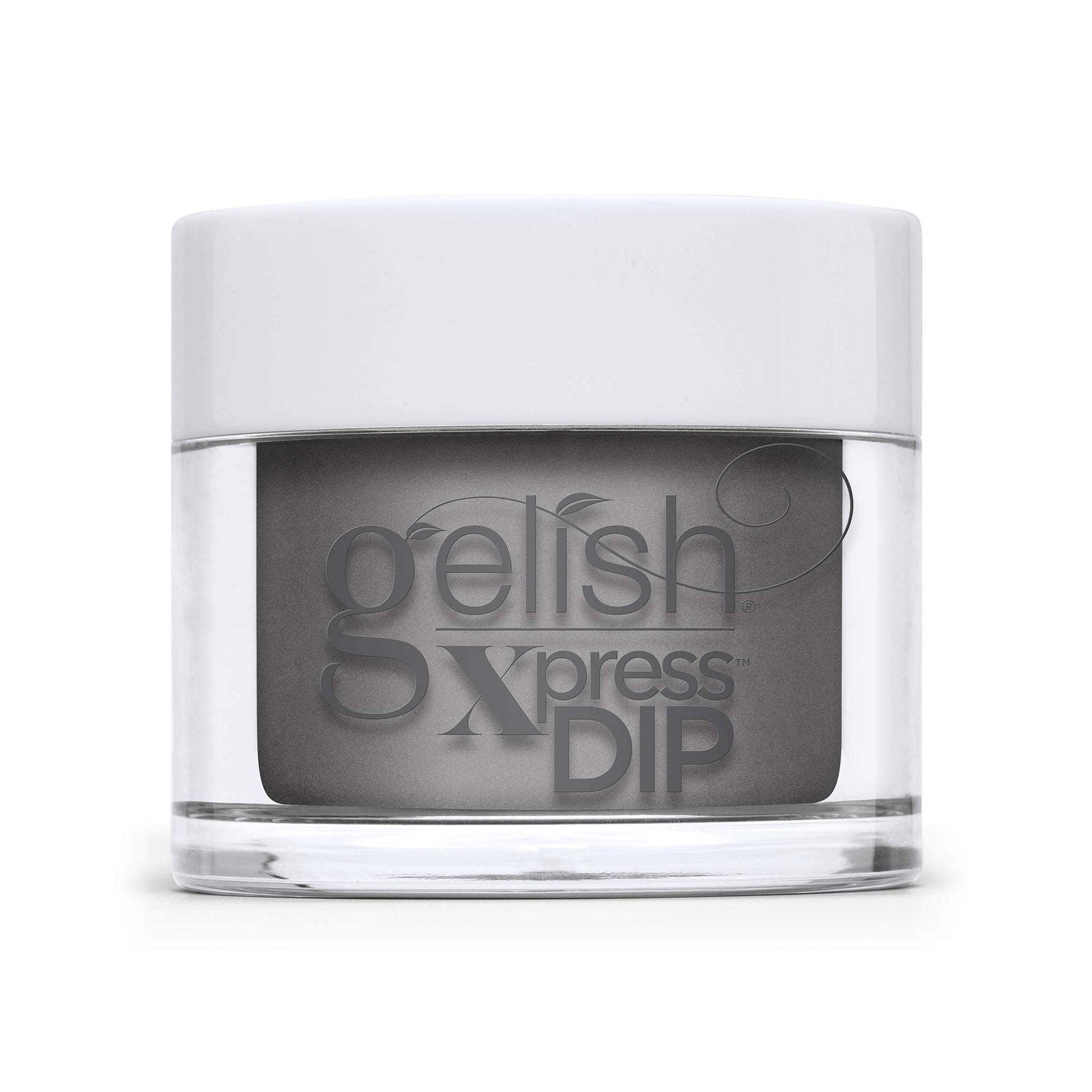 Lavender Gelish Xpress Dip "Smoke The Competition" Disney Villains Collection, 1.5 oz. - Gray Creme