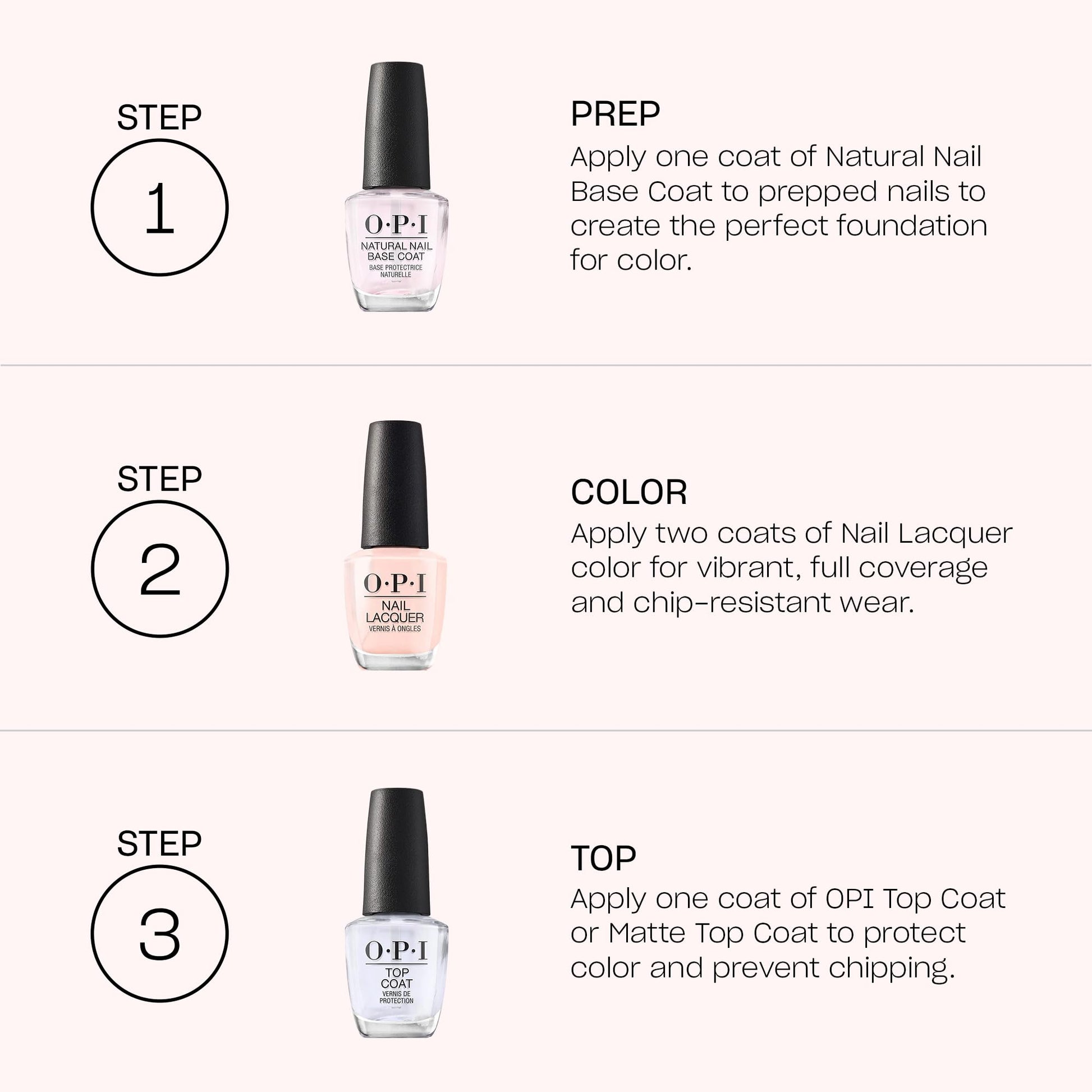 White Smoke OPI Top Coat | Nail Polish Top Coat | Prevents Chipping, Protects Nails, High Gloss Shine