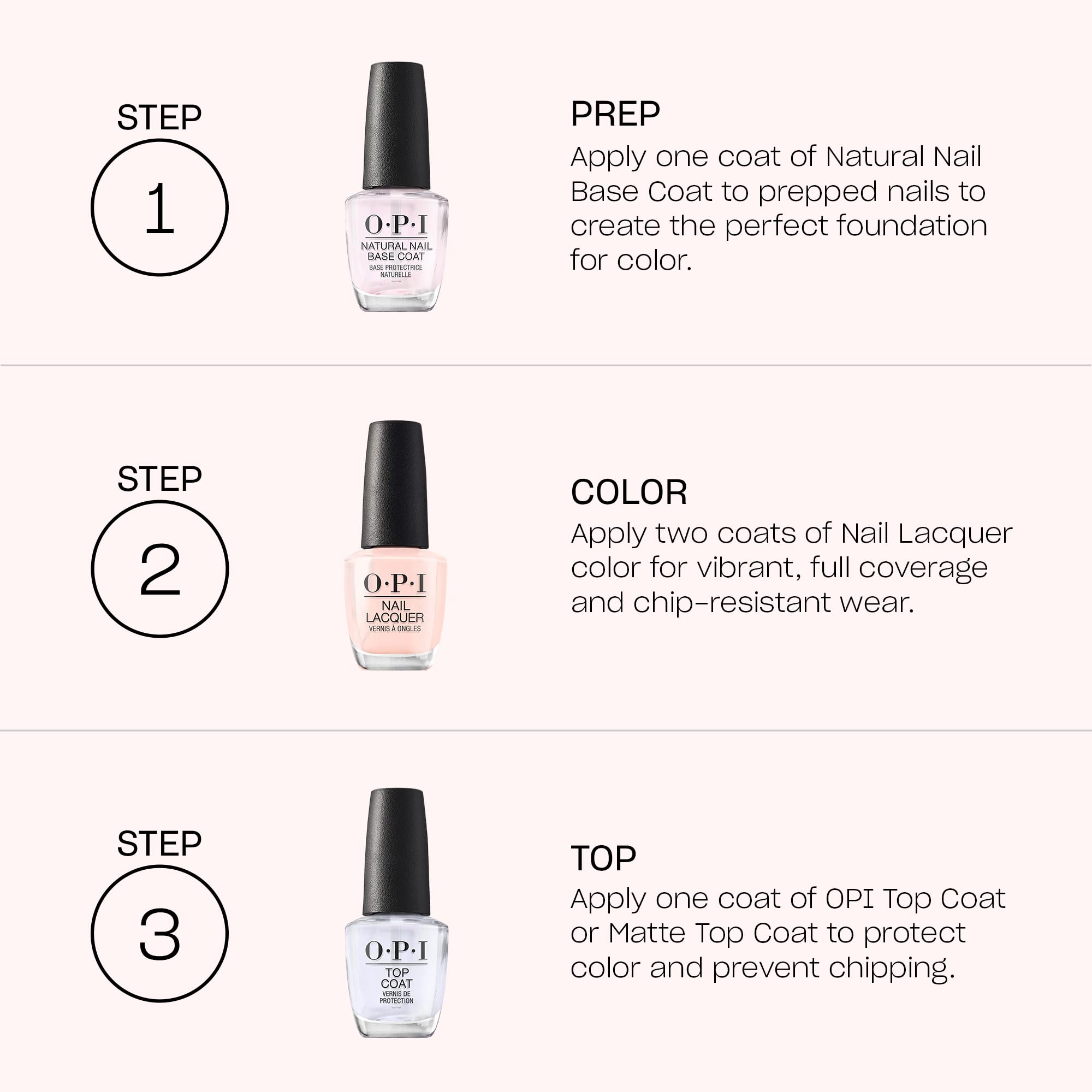 OPI Nail Lacquer Pompeii Purple | Opaque Bright Purple Pearl Chip Resistant Nail Polish | Fast Drying, Streak Free