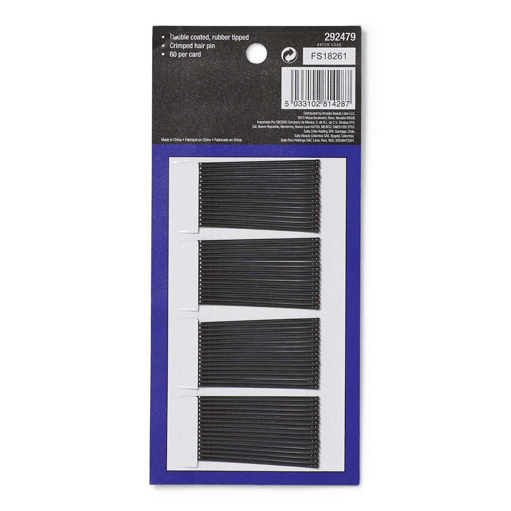 Salon Care Professional Supreme Black Bobby Pins 60 Count