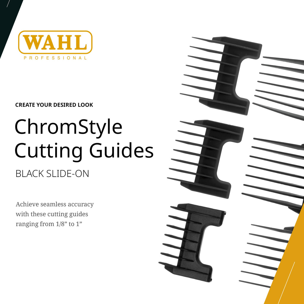 Wahl Professional ChromStyle Cutting Guides, Color-Coded, 1-8 Range, Durable and Easy to Use