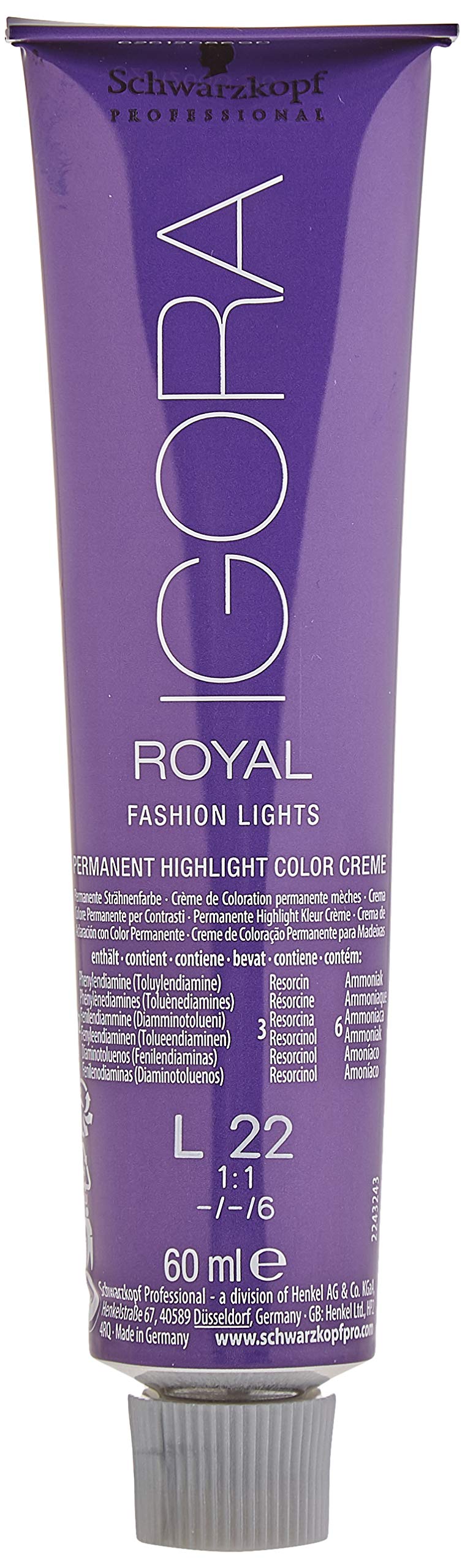 Igora Royal Fashion Lights 22 Humo Intenso 60毫升