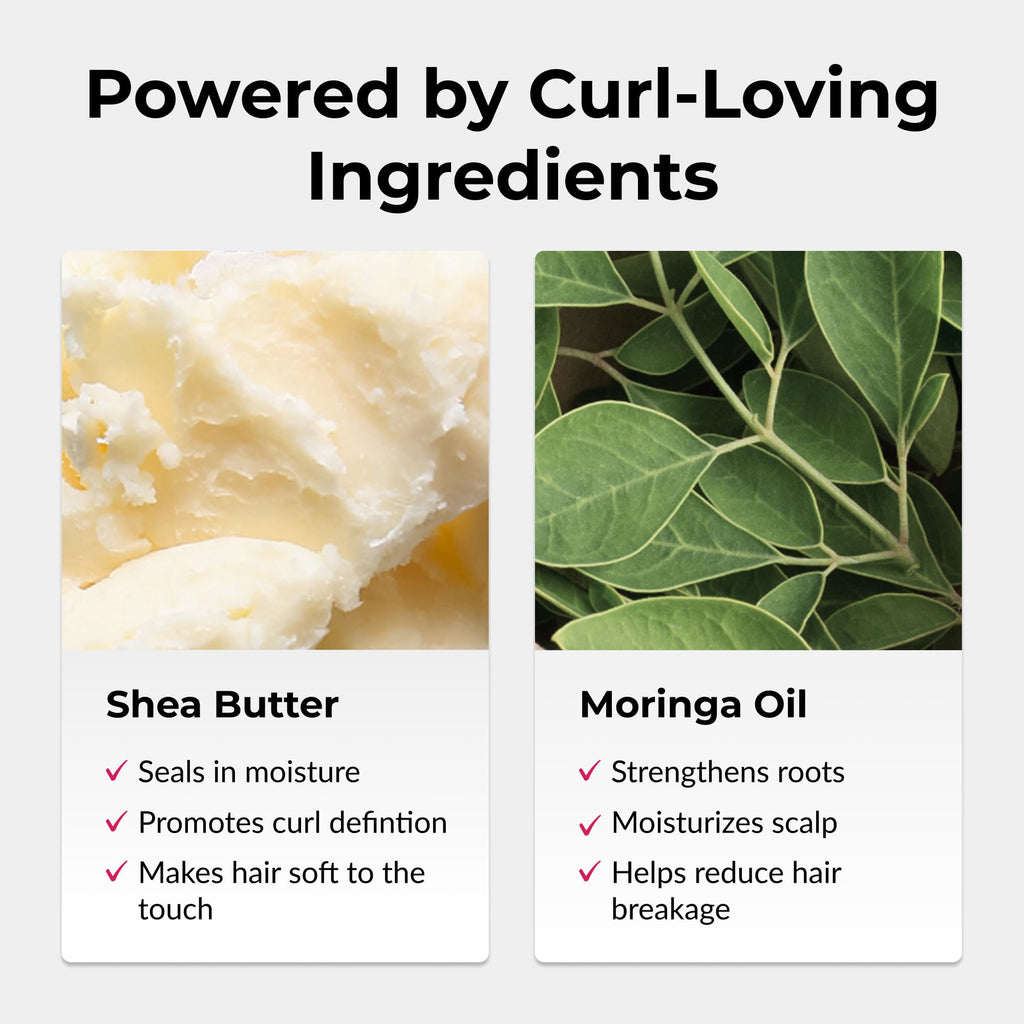 Love Ur Curls - Shampoo & Conditioner Set with All in One Curl Cream Styler for Curly Hair, 3 Step System for Repair and Moisturizing