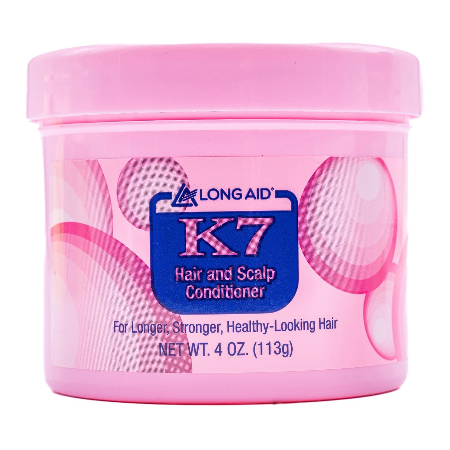 Ampro Long-Aid K7 Hair and Scalp Conditioner - Rich with Natural Emollients - Provides Stronger Hair and Scalp for All Hair Textures - Protects Against Humidity and Nature - 4 oz