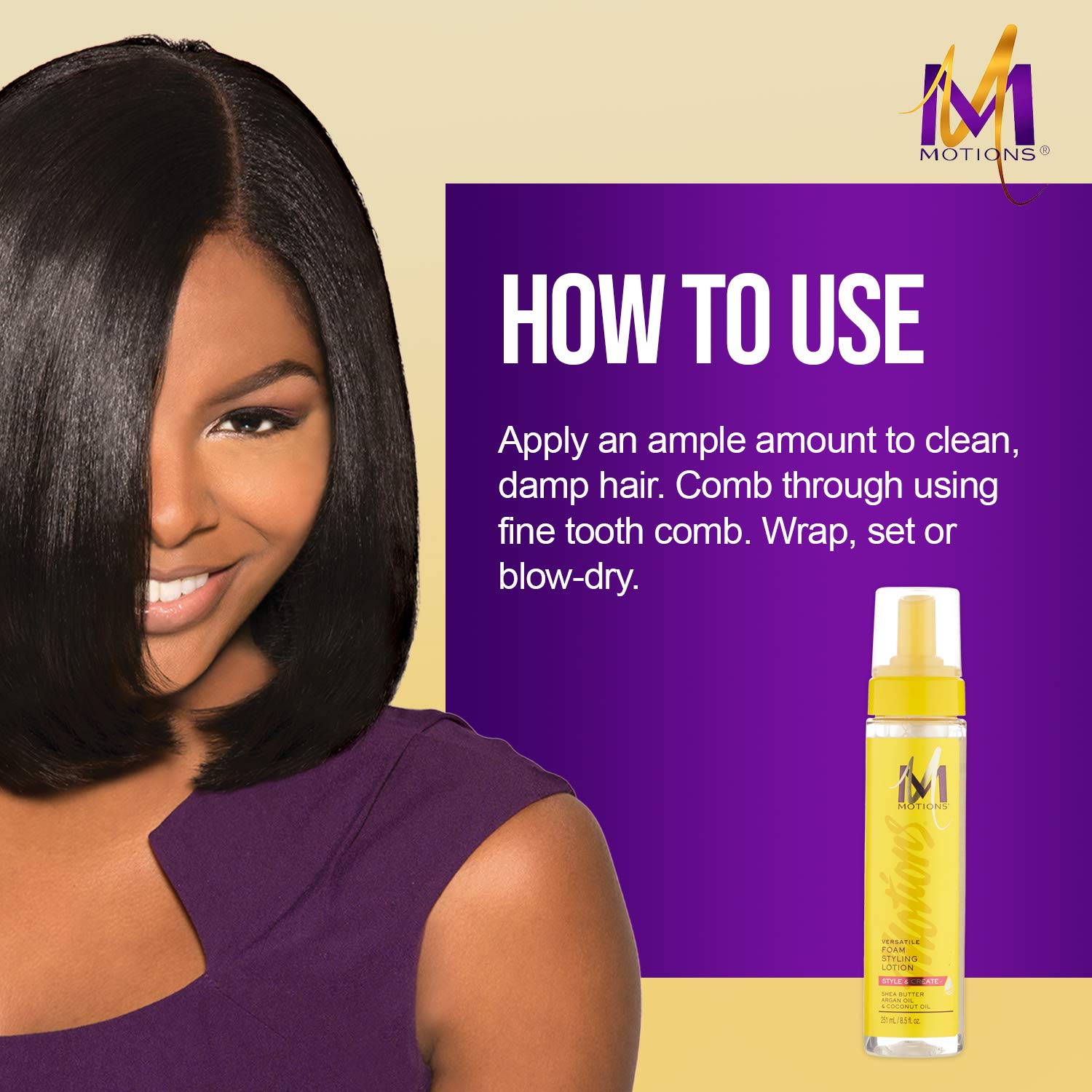 Motions Style and Create Versatile Foam Styling Lotion Parent