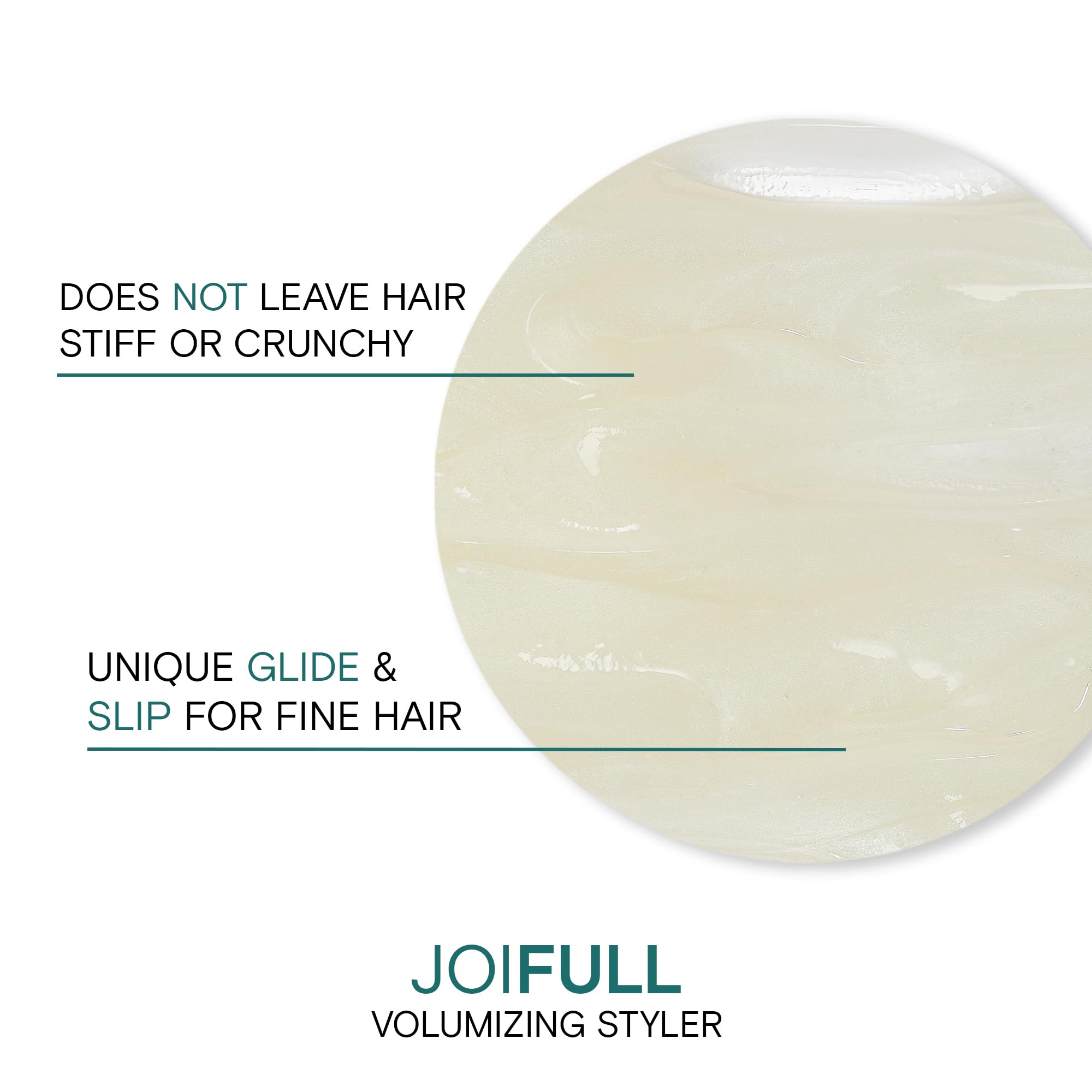 Joico JoiFULL Volumizing Styler | For Fine, Thin Hair | Add Instant Body | Long-Lasting Volume & Texture | Protect Against Pollution | With Rice Protein & Bamboo Extract | 3.38 Fl Oz