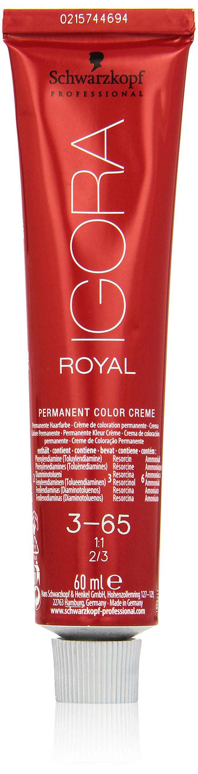 Schwarzkopf Igora Royal Permanent Creme Hair Color 2oz 60ml 3 65 schwarzkopf-igora-royal-permanent-creme-hair-color-2oz-60ml-3-65