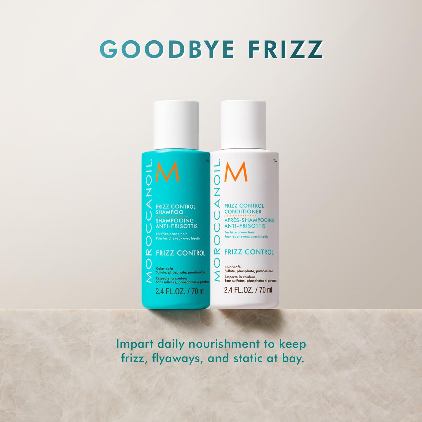 Gray Moroccanoil Frizz Control Shampoo, 2.4 Fl. Oz.