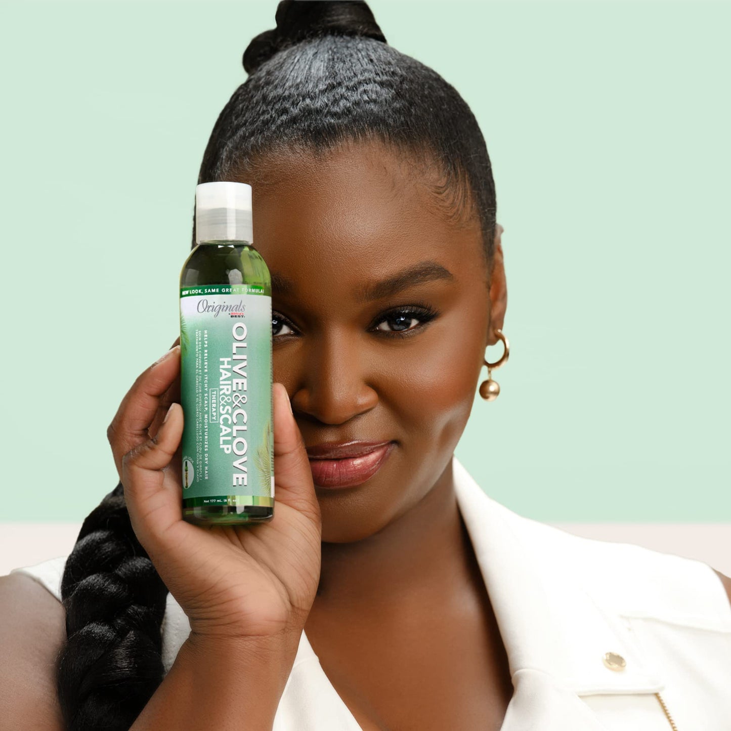 Originals by Africa's Best Olive & Clove Oil Therapy, Natural Treatment That Helps Repair Dry, Weak or Brittle Hair, Scalp Dryness, Itching and Flaking, 6 oz