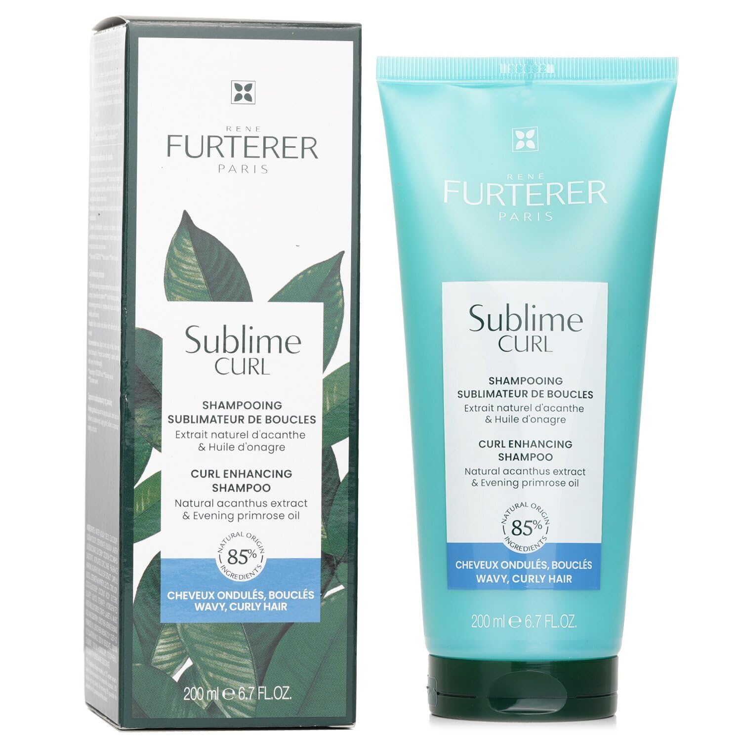 Rene Furterer SUBLIME CURL Curl Activating Shampoo - For Curly, Wavy Hair - Frizz Control