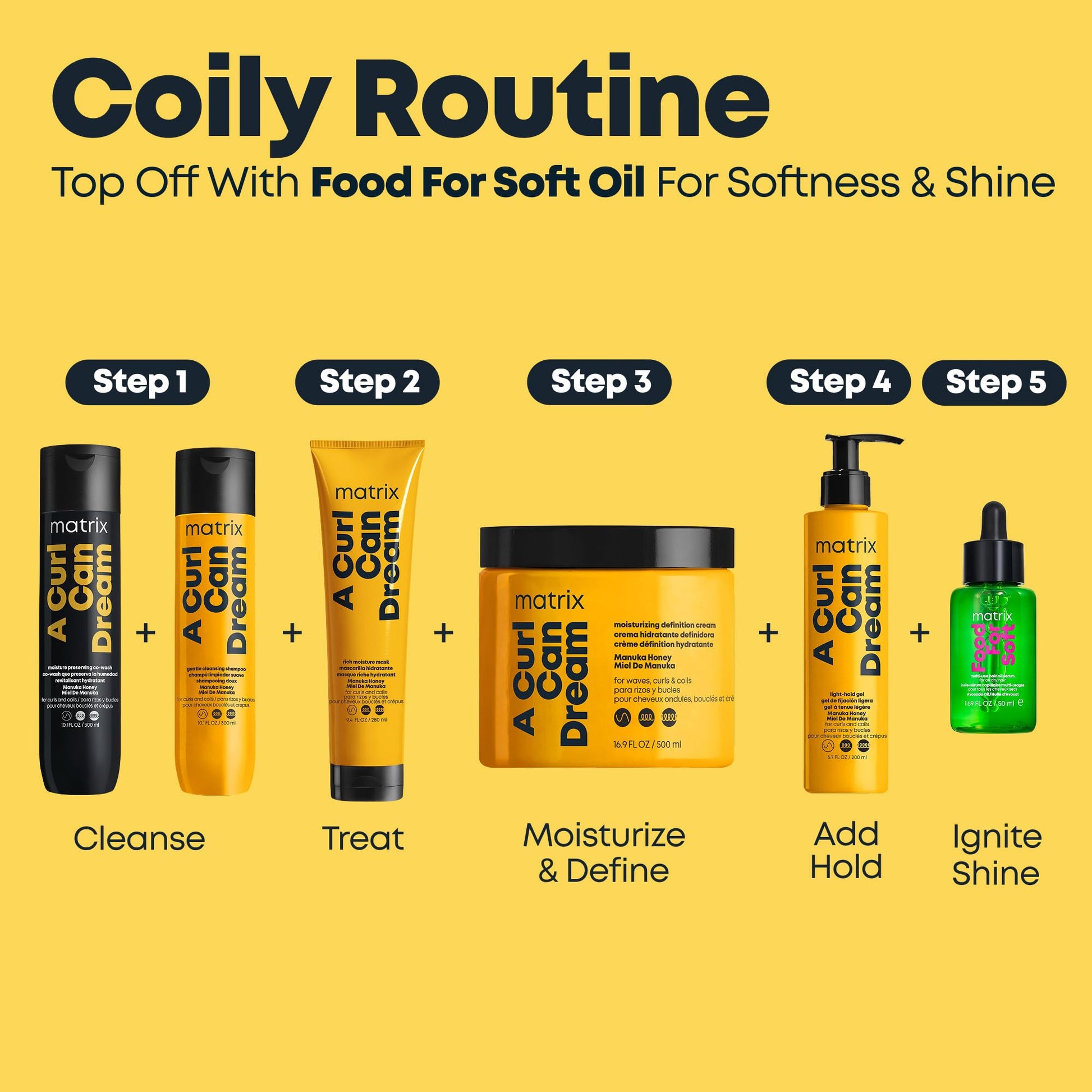 Light Goldenrod Matrix A Curl Can Dream Light Hold Gel For Curly, Coily, & Wavy Hair - Controls Frizz and Defines Curls Without Flaking or Crunch, Silicone, Sulfate & Paraben-Free, Salon Styling Gel