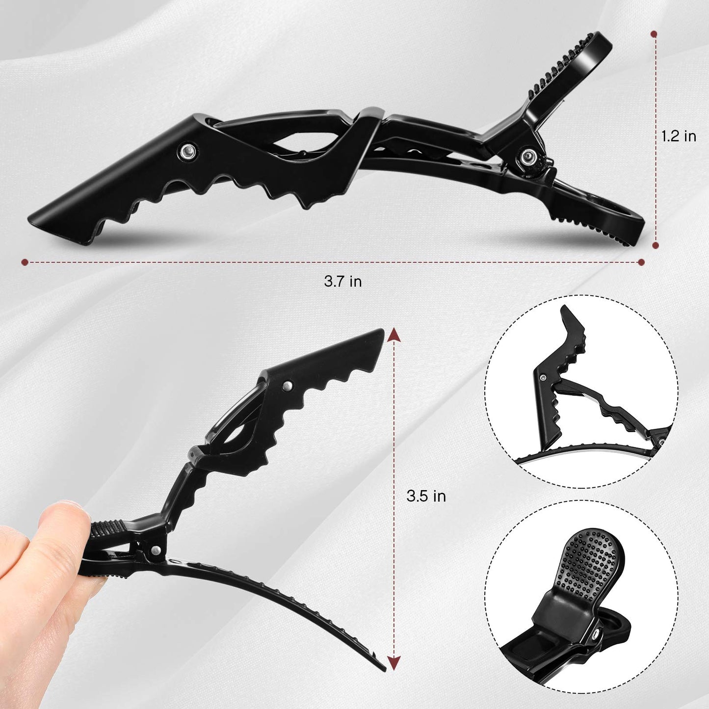 7-Piece Nylon Bristle Styling Set: Curly Hair Detangling Brush, Travel Brush, Hair Clips for Shaping and Defining Curls (Pink)