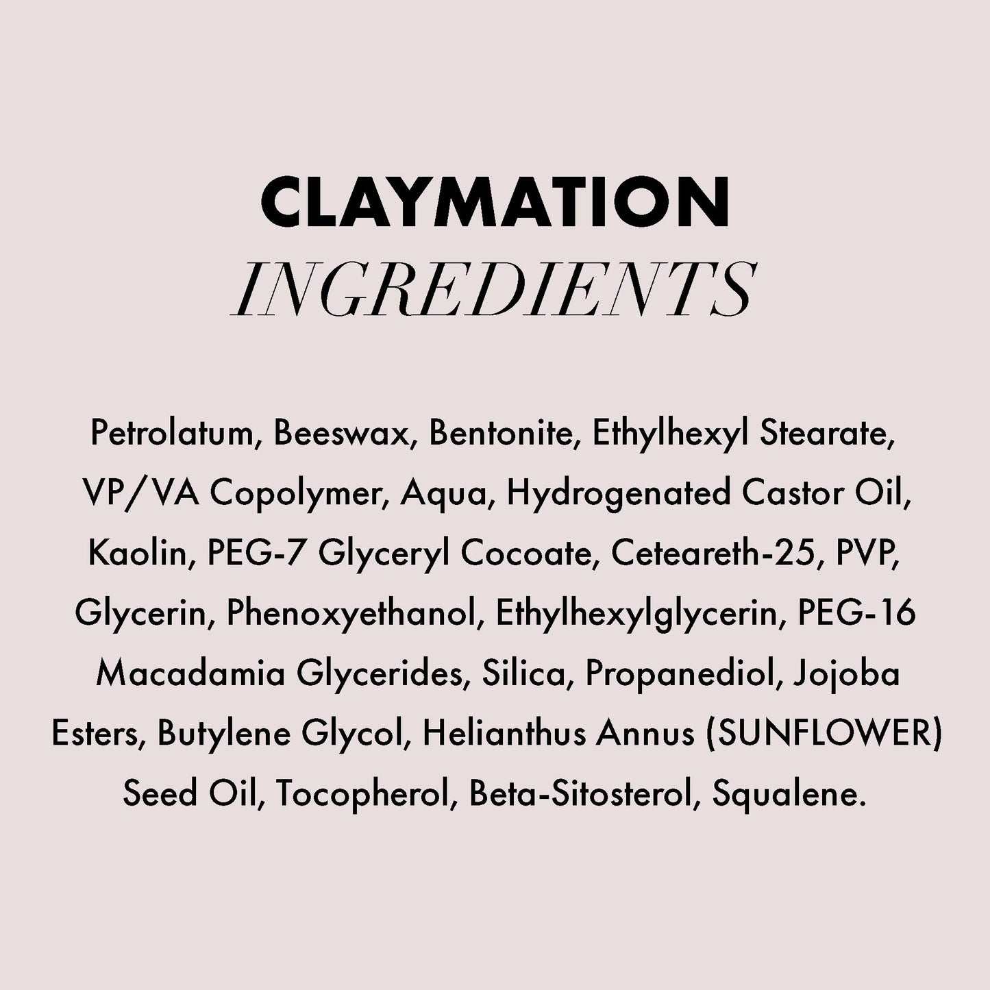 Hanz de Fuko Claymation – Premium Men’s Hair Styling Clay – Super High Hold, Matte Finish – 2 oz