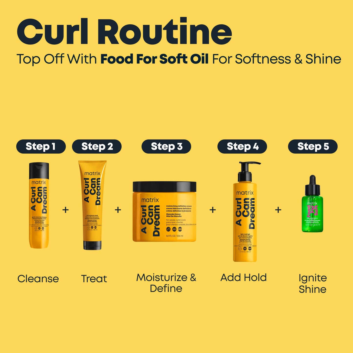 Light Goldenrod Matrix A Curl Can Dream Light Hold Gel For Curly, Coily, & Wavy Hair - Controls Frizz and Defines Curls Without Flaking or Crunch, Silicone, Sulfate & Paraben-Free, Salon Styling Gel