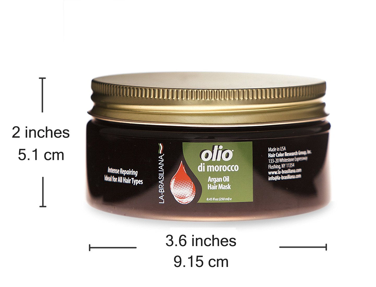 La Brasiliana Olio Argan Oil Mask 8.45oz