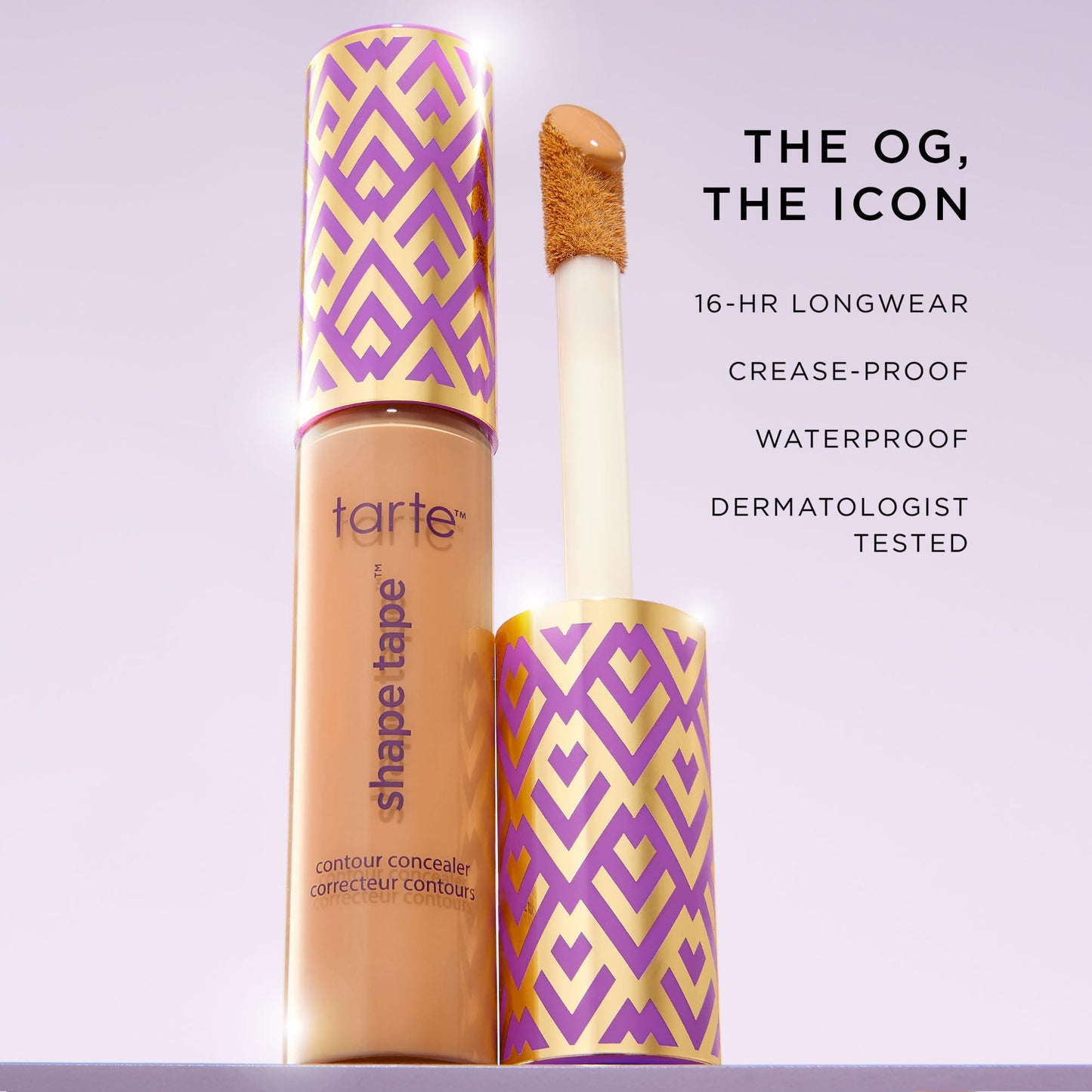 tarte shape tape concealer – Full Size-Coverage, Matte Finish for Under Eye, Dark Circles, Fine Lines, Redness & Discoloration, Longwear, Dermatologist-Tested, Vegan, Cruelty-Free