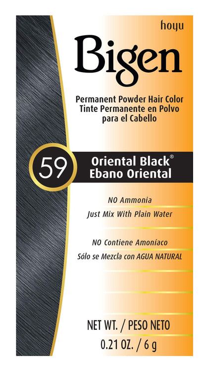 White Smoke #59 Oriental Black Bigen Permanent Powder - 12 Pack