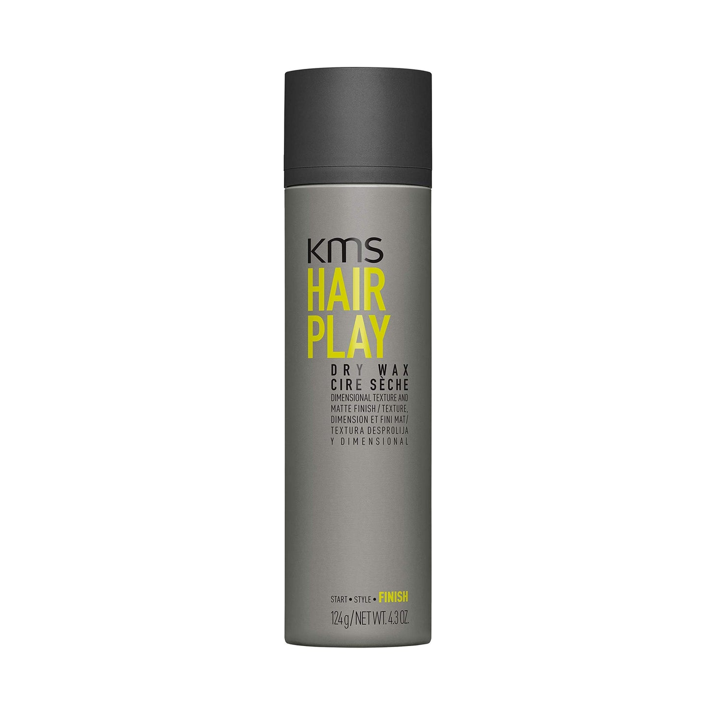 Laque de finition texturisante à tenue flexible KMS HAIRPLAY, 115 ml