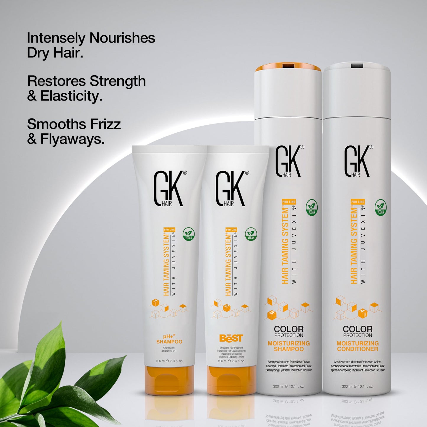 GK HAIR Tratamiento de Keratina Queratina The Best Consumer Box Kit (10.1 Fl Oz/300ml) Smoothing Keratin Treatment Professional Straightening For Silky Smooth & Frizzy Hair