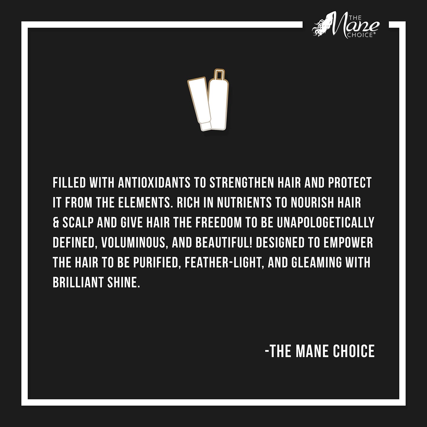 The Mane Choice le fait pour la culture magnifique masque miracle, 8 onces